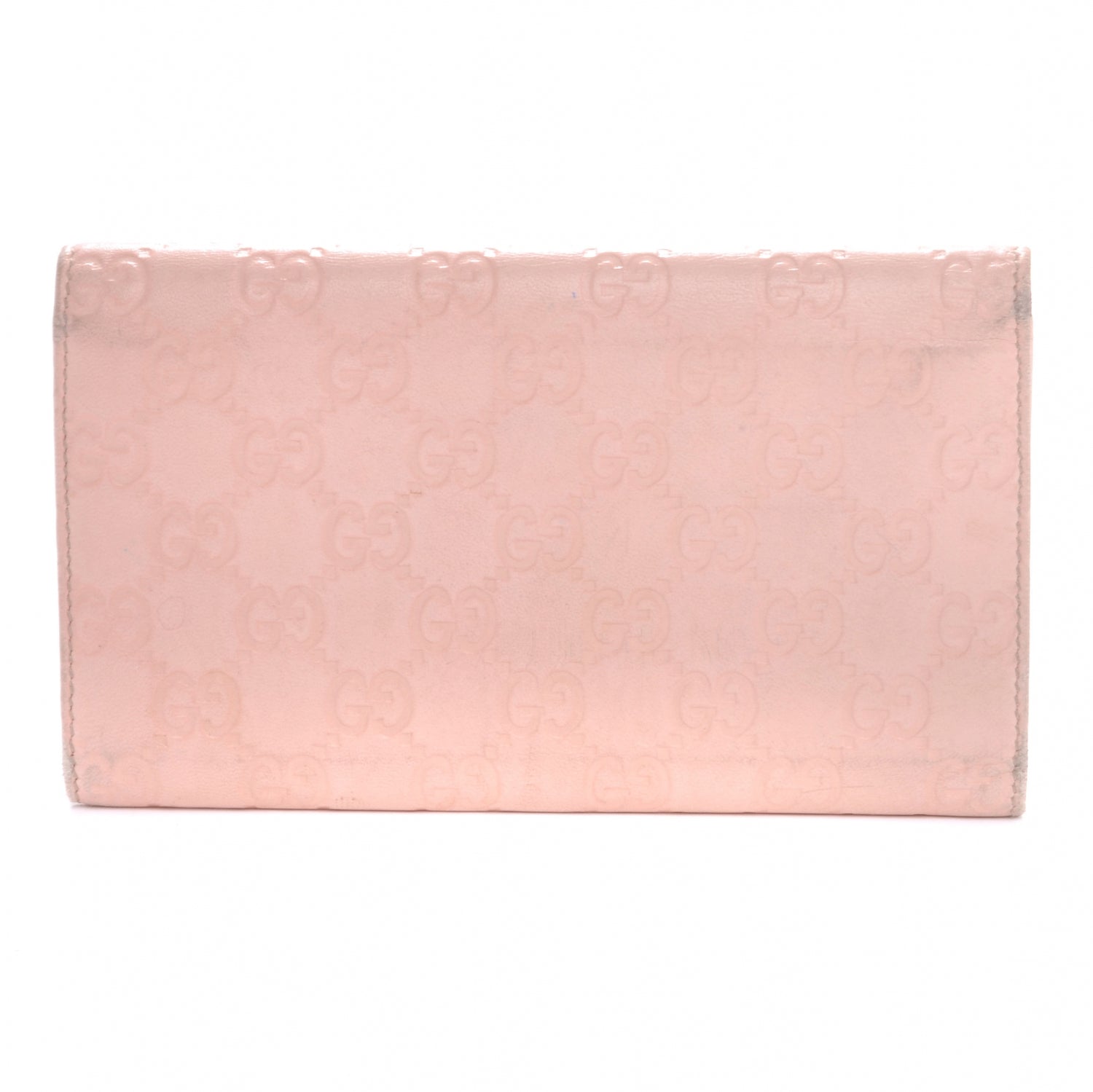 Gucci Guccissima Joy Continental Snap Oranizer Wallet Rose Dragea 3 of 7