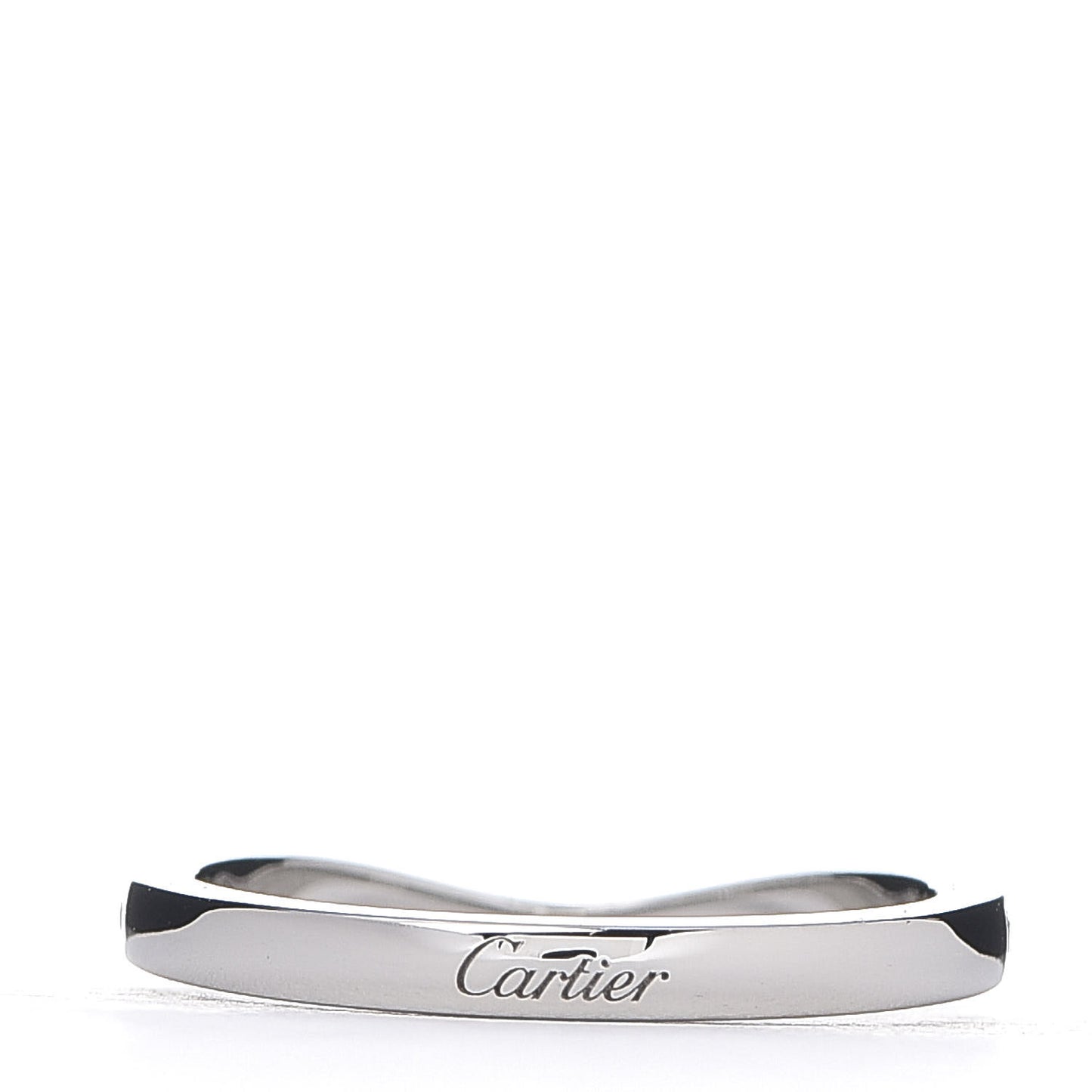 Platinum Diamond Ballerine Wedding Band Ring 48 4.5