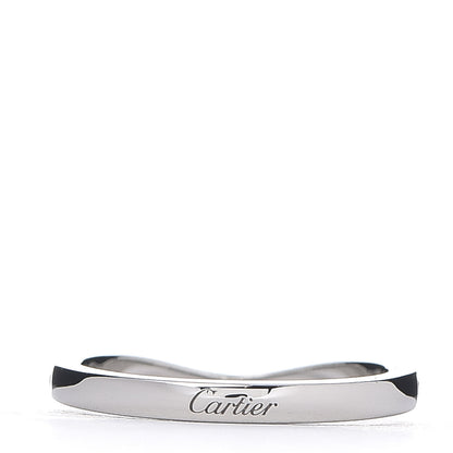 Cartier Platinum Diamond Ballerine Wedding Band Ring 48 4.5 4 of 6