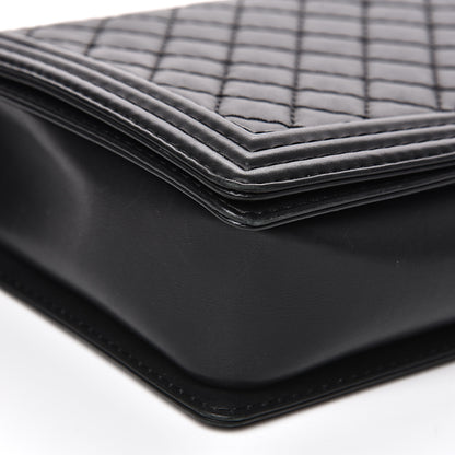 Chanel Lambskin Quilted Large Boy Flap Black 8 of 14