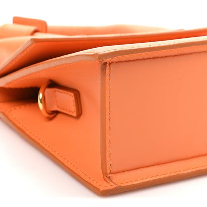 Jacquemus Smooth Calfskin Le Chiquito Noeud Orange 8 of 9