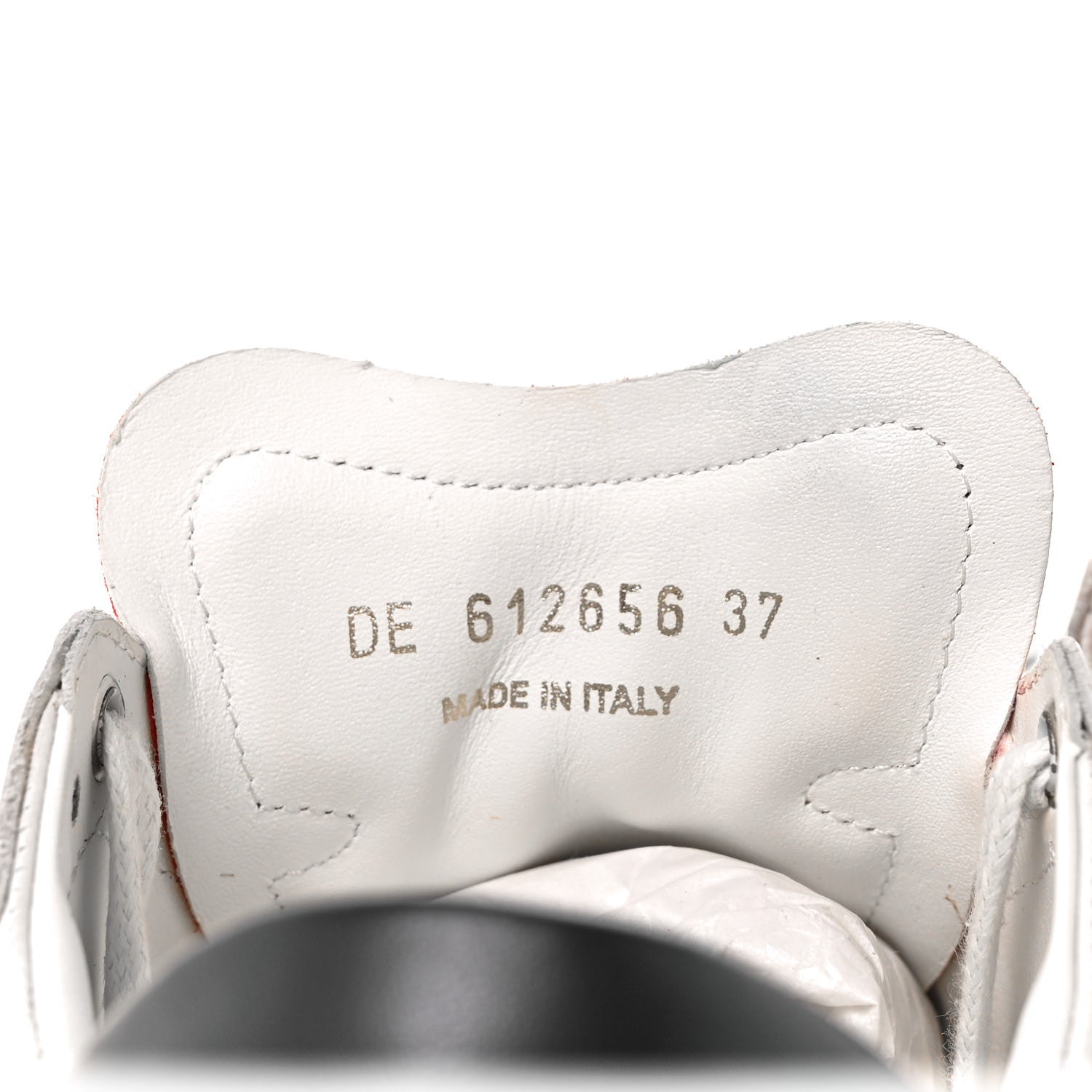 Saint Laurent Calfskin Perforated Suede SL10 Court Classic Low Top Sneakers 37 White 9 of 10