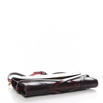 Burberry Bridle Calfskin Katherine Crossbody Clutch Red Claret 4 of 8