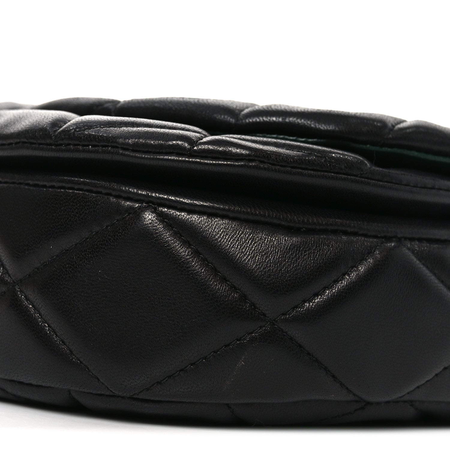 Burberry Lambskin Quilted Rocking Horse Shoulder Bag Black 9 of 9