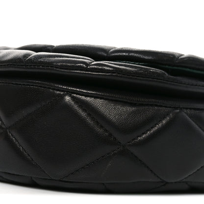 Burberry Lambskin Quilted Rocking Horse Shoulder Bag Black 9 of 9