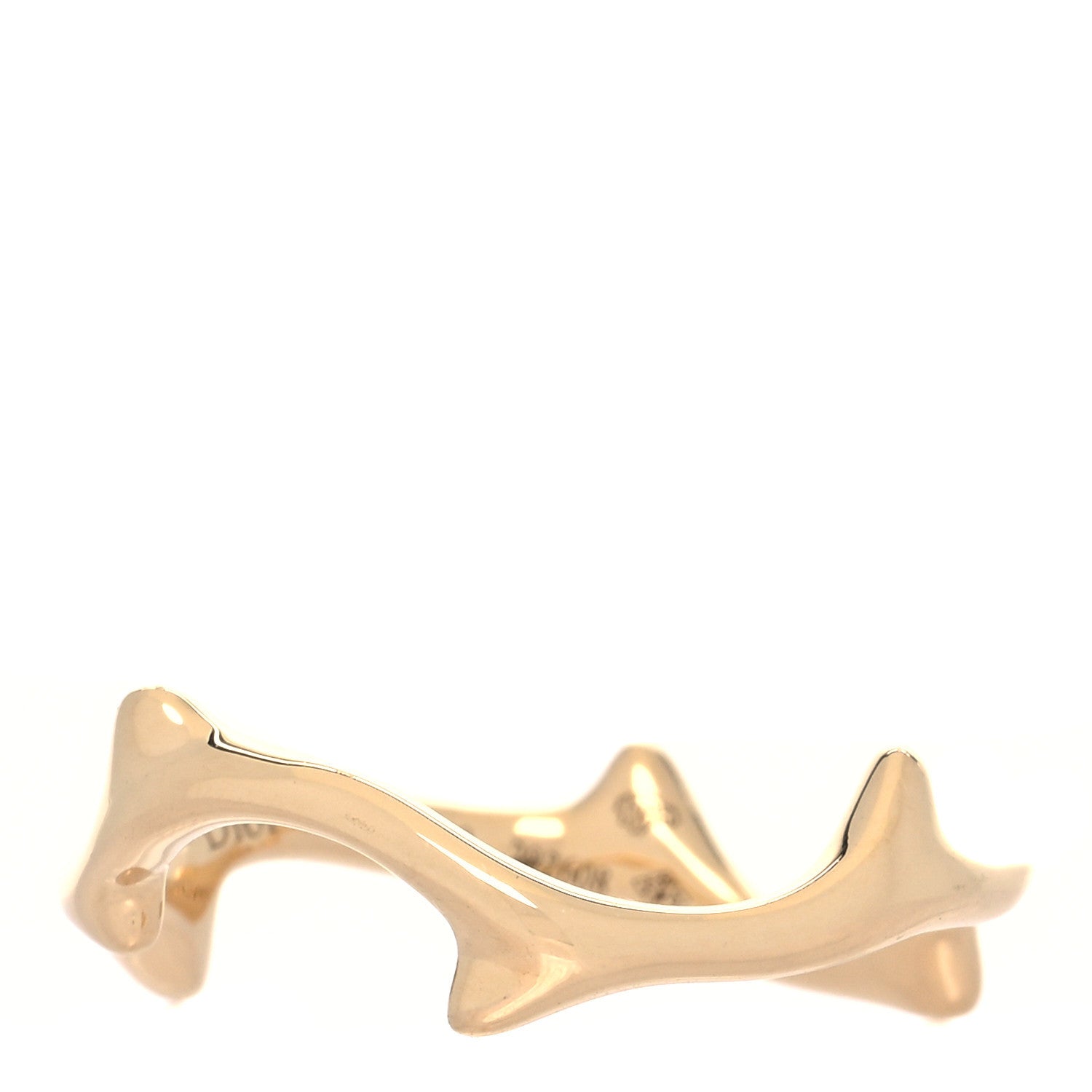 Christian Dior 18K Yellow Gold Bois de Rose Ring 49 5 1 of 4