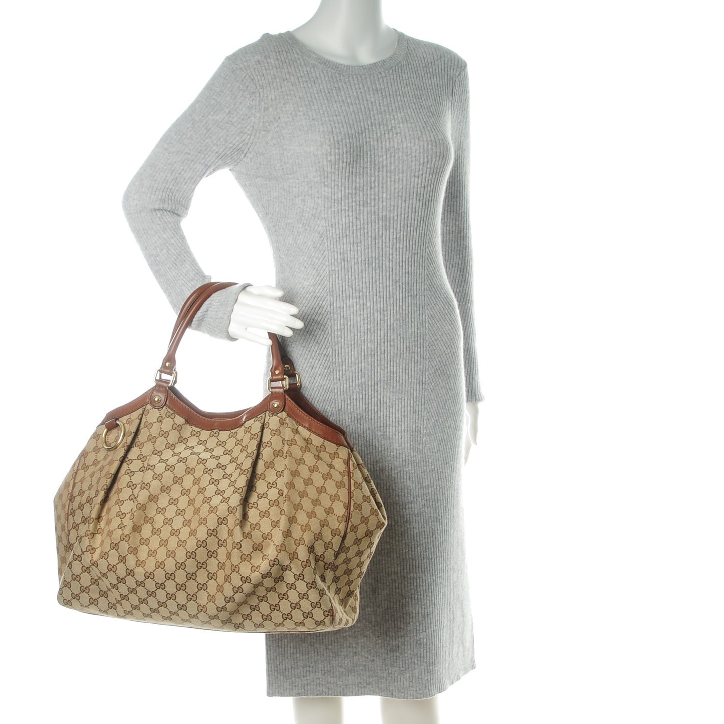 Monogram Large Sukey Tote Brown