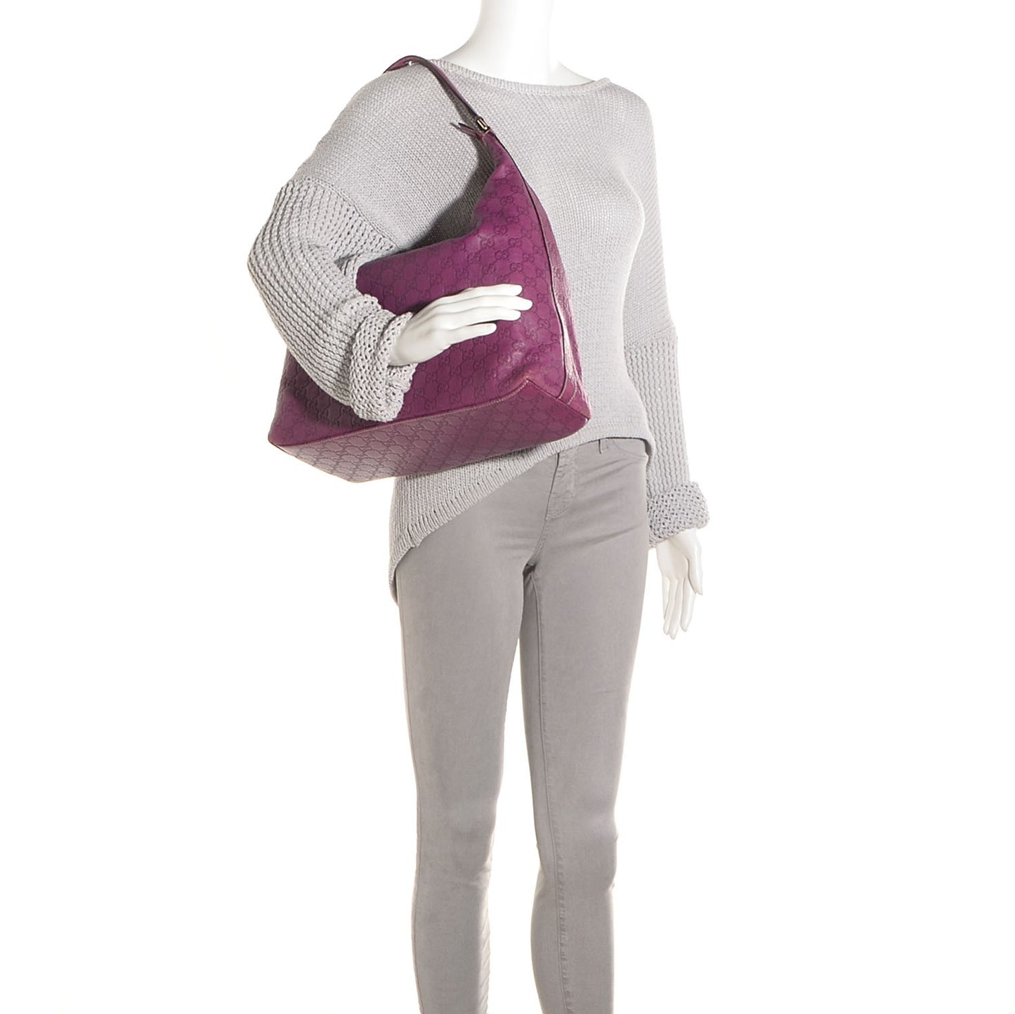 Guccissima Hobo Purple