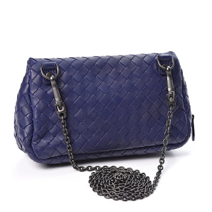 Bottega Veneta Nappa Intrecciato Small Chain Crossbody Atlantic 2 of 9
