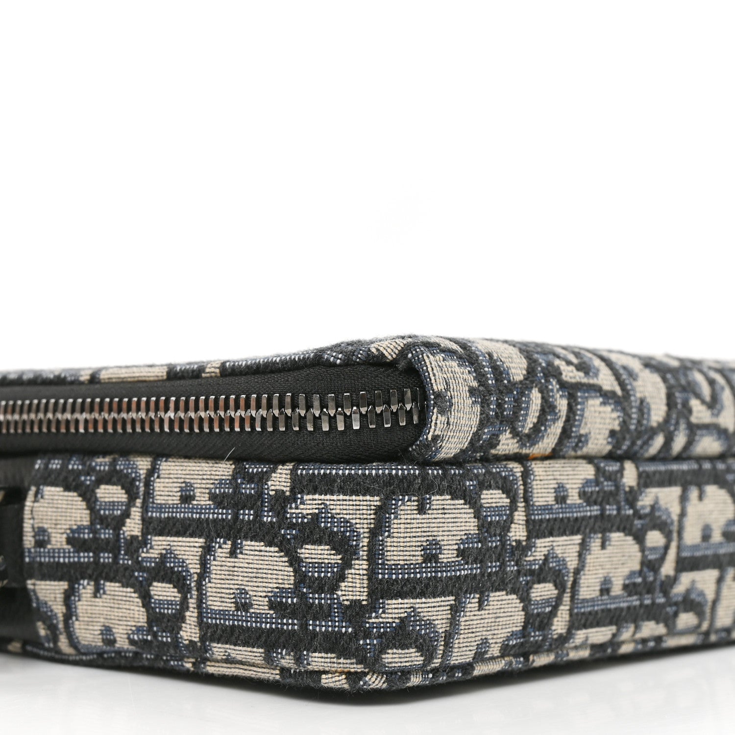 Christian Dior Oblique Pouch Navy Blue 8 of 9
