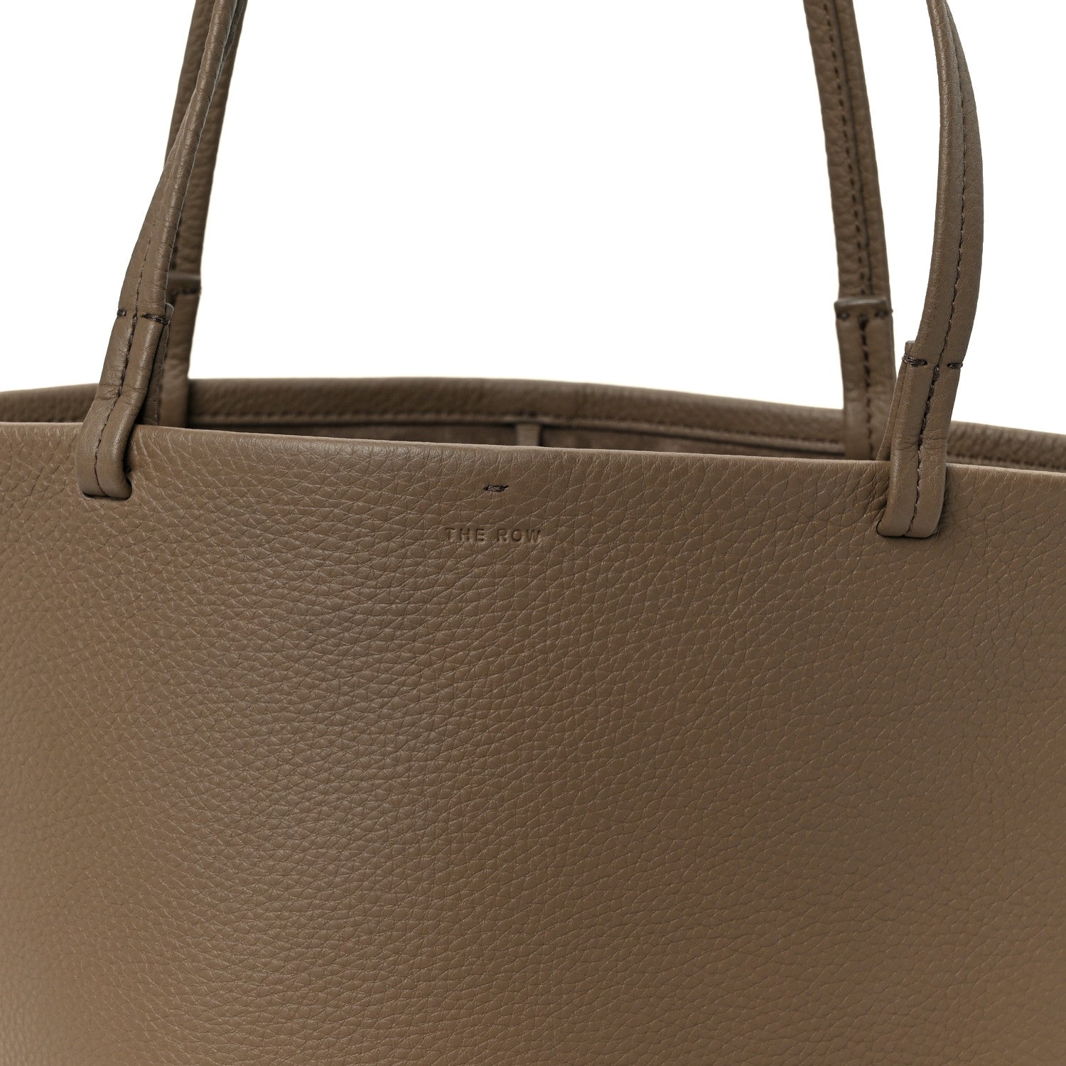 The Row Grained Calfskin Park Tote Three Elephant 8 of 10