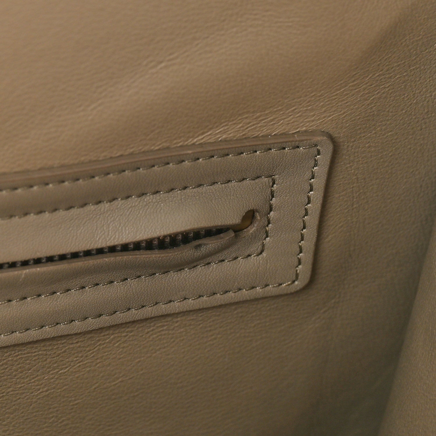 Celine Crocodile Embossed Nubuck Medium Phantom Luggage Beige 9 of 11