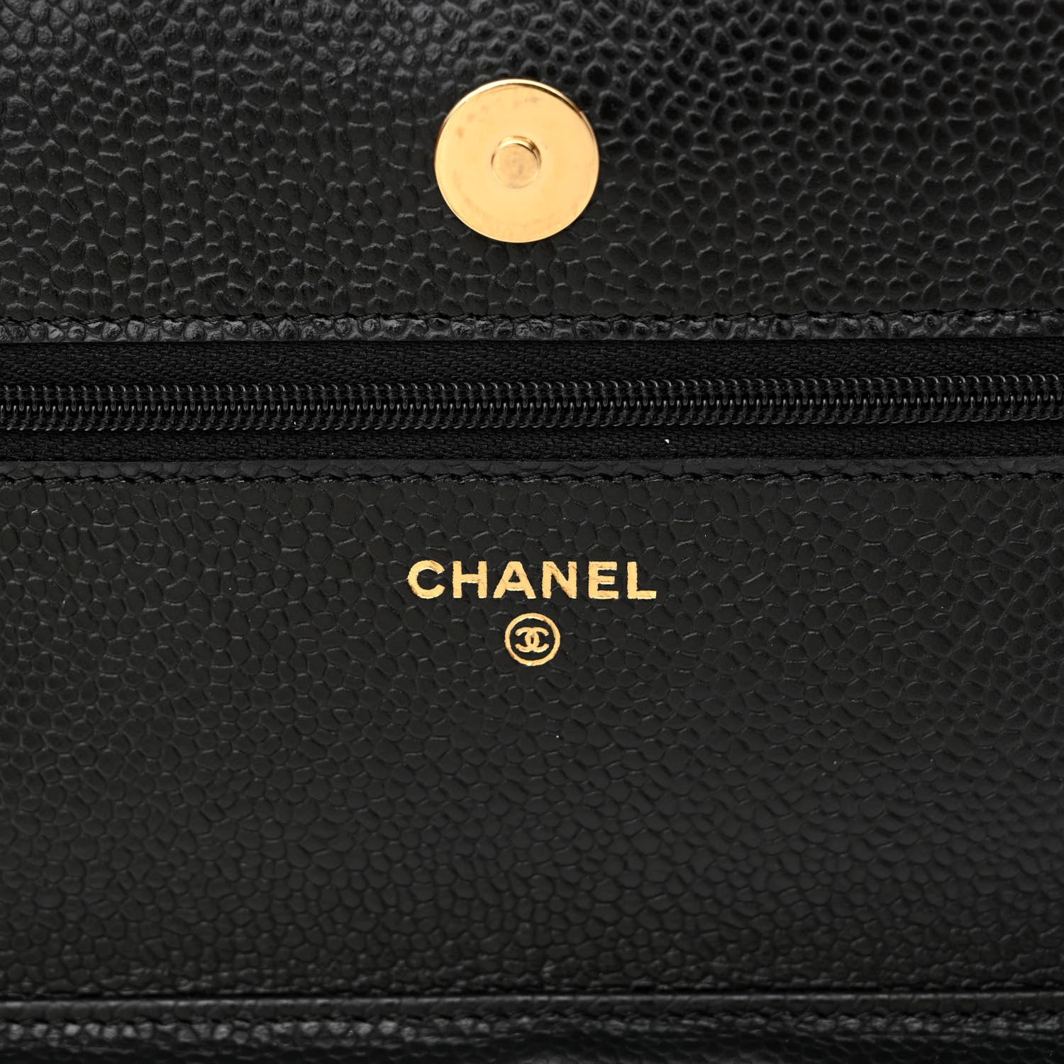 Chanel Caviar Quilted Wallet on Chain WOC Black 6 of 14