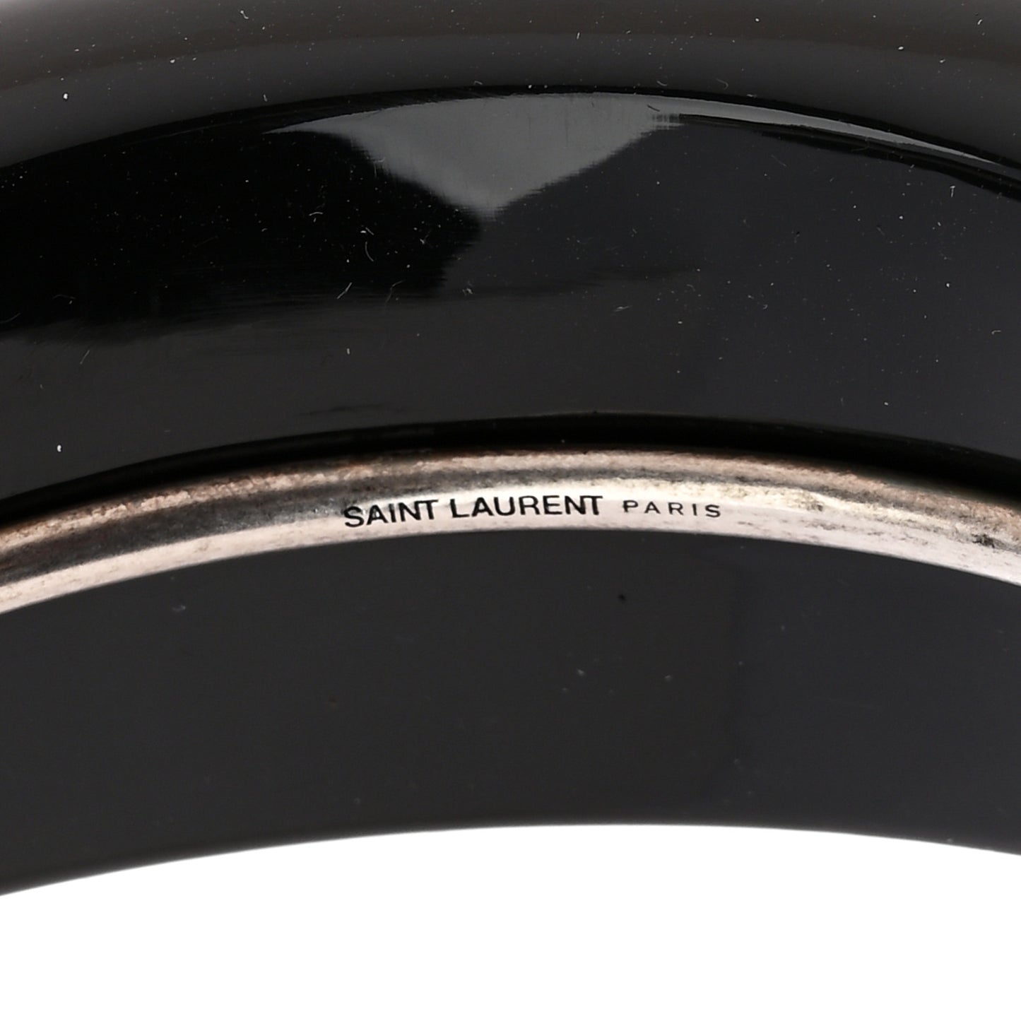 Brass Dome Bracelet M Black Silver