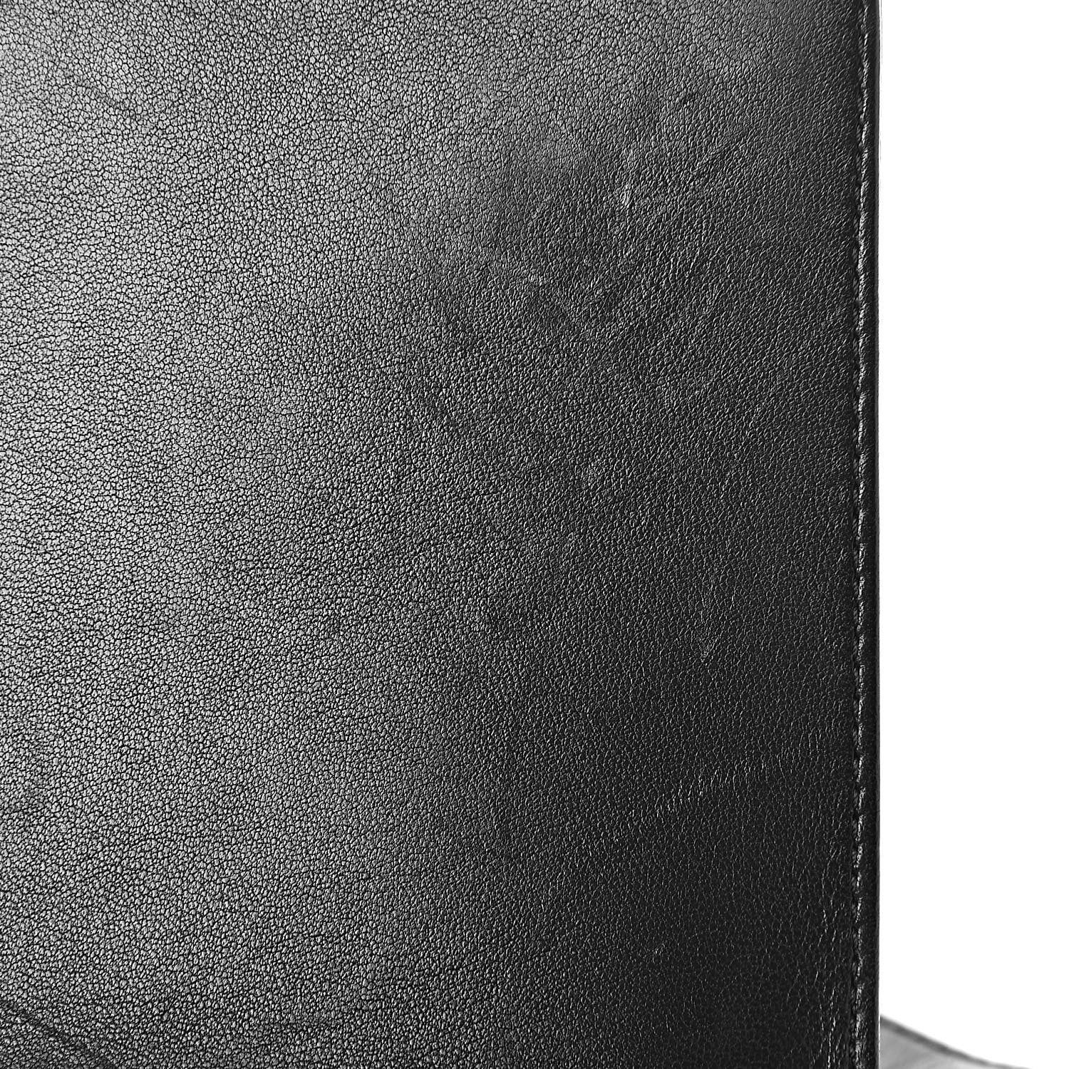 Chanel Calfskin Tweed Sequin Stitched Medium Boy Flap Black White 16 of 17