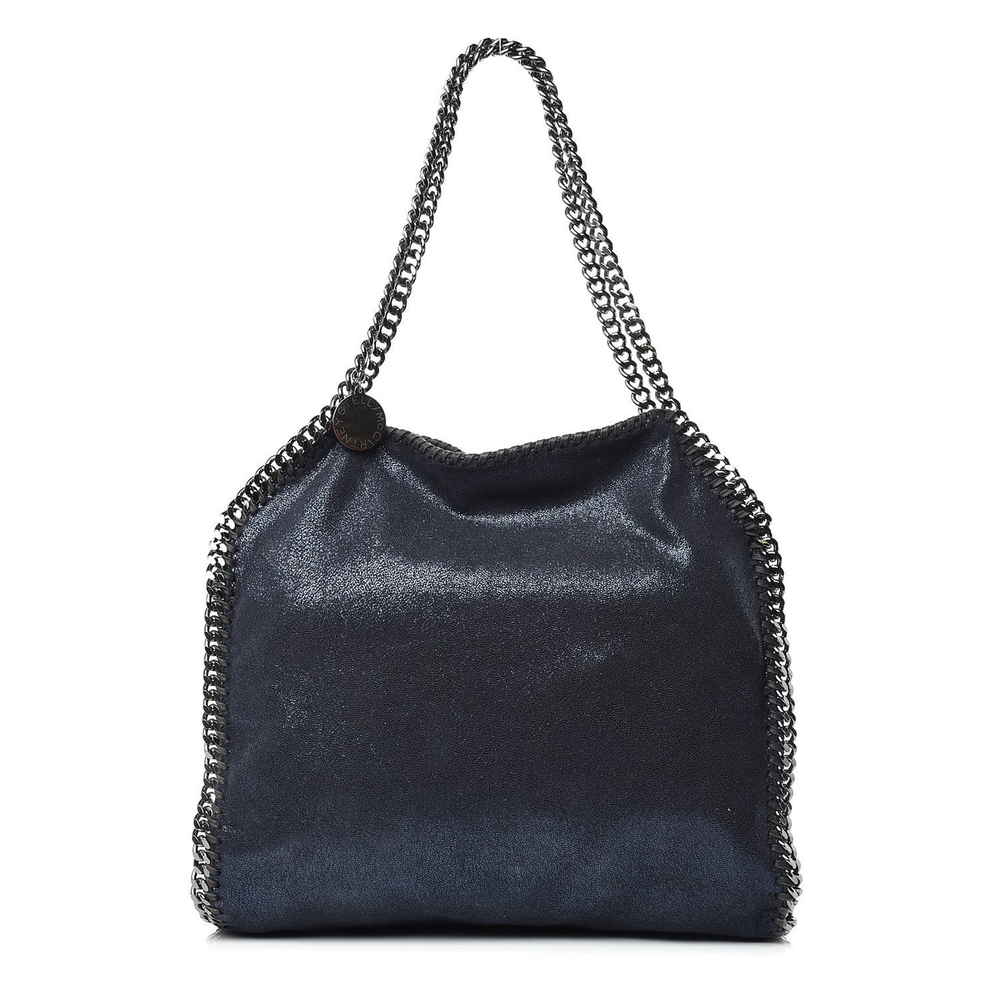 Shaggy Deer Small Falabella Tote Lapis Navy