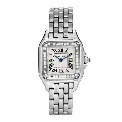 Cartier Stainless Steel Diamond 22mm Panthere Quartz Watch 1 of 4