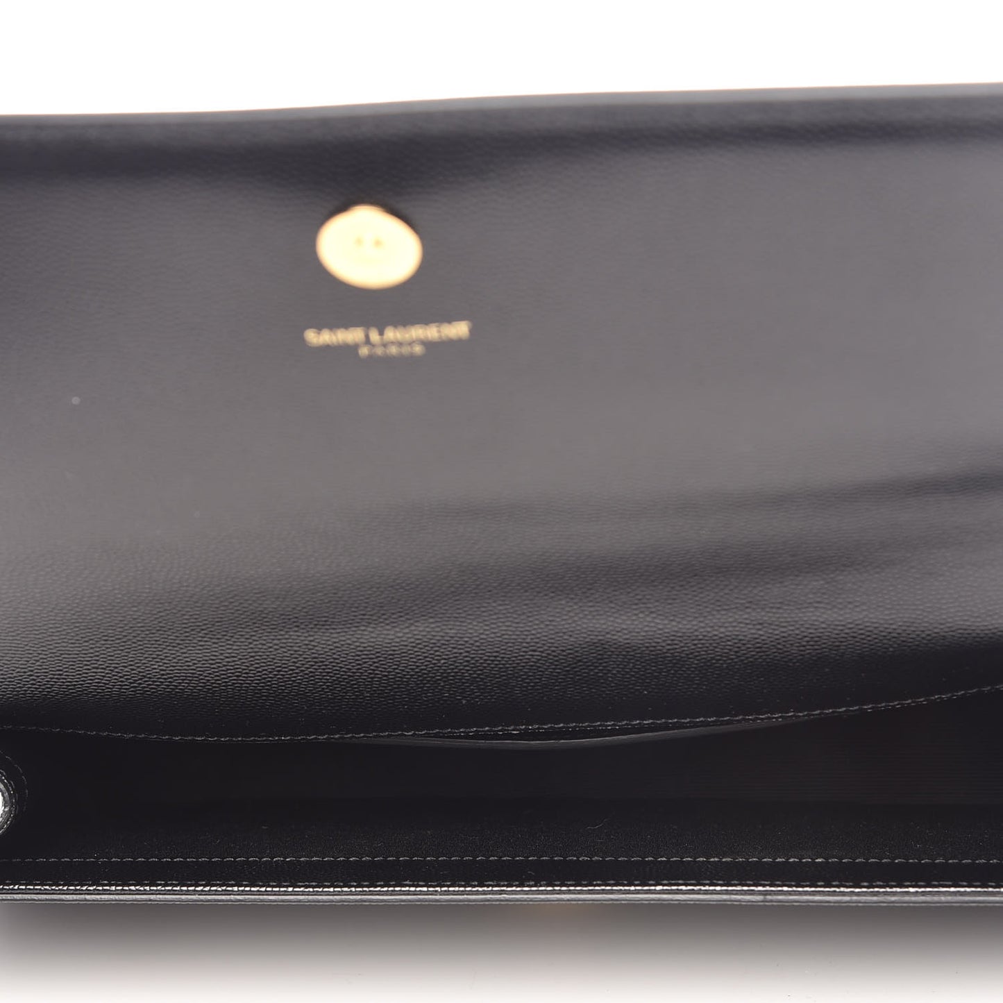 Grain De Poudre Monogram Cassandre Clutch Black