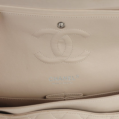 Chanel Lambskin Quilted Medium Double Flap Light Beige 6 of 11