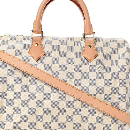 Louis Vuitton Damier Azur Speedy Bandouliere 30 6 of 9