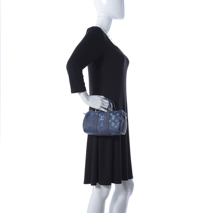 Louis Vuitton Monogram Ink Watercolor Keepall XS Blue 3 of 10