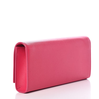 Saint Laurent Grain De Poudre Classic Monogram Cassandre Clutch Lipstick Fuchsia 3 of 9