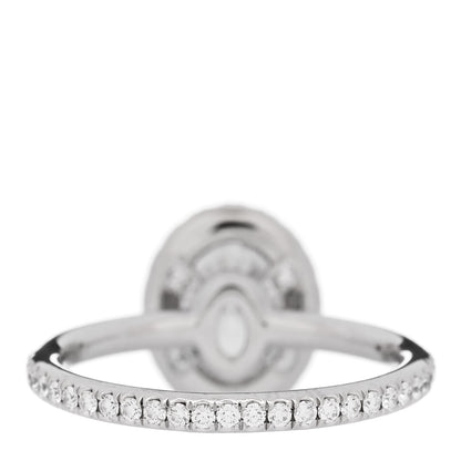 Harry Winston Platinum Diamond 1.02ct The One Oval Shaped Micropave Engagement Ring 48 4.5 4 of 7