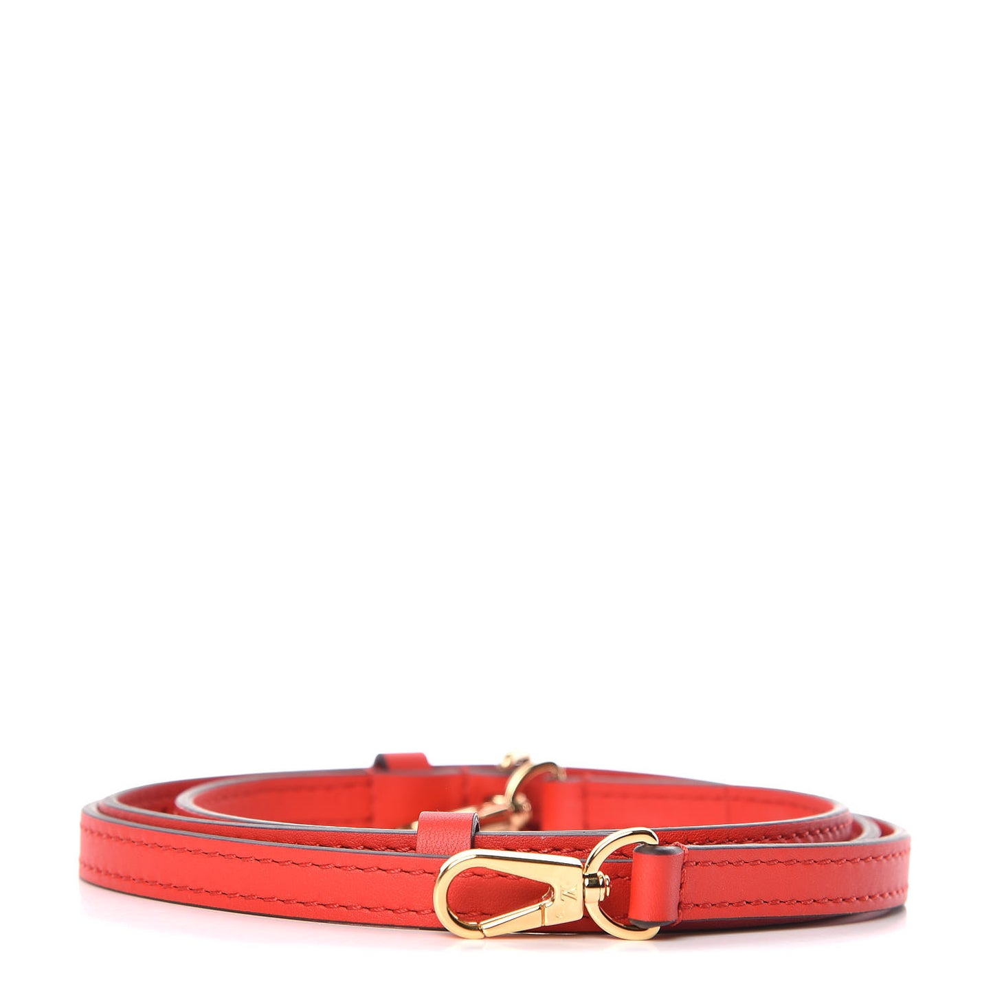 Calfskin Adjustable 16mm Shoulder Strap Coquelicot
