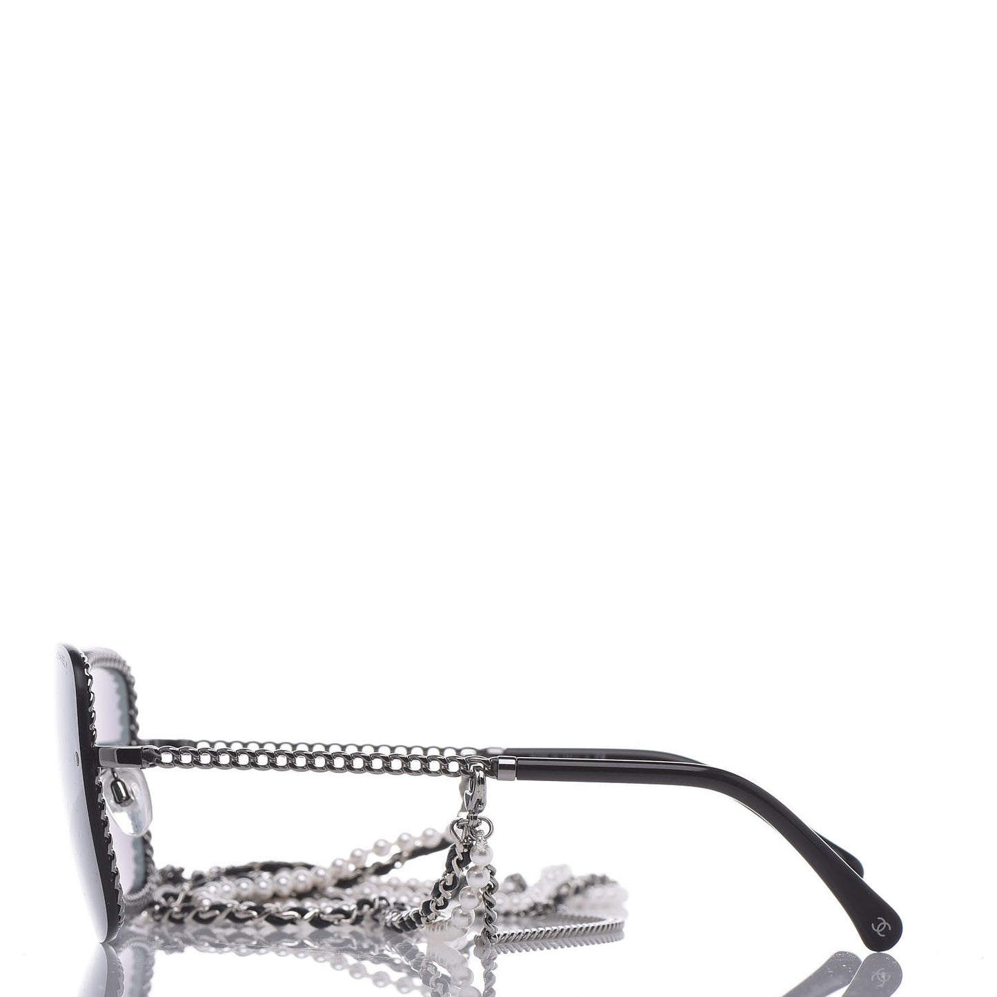 Chain Square Sunglasses 4244 Black