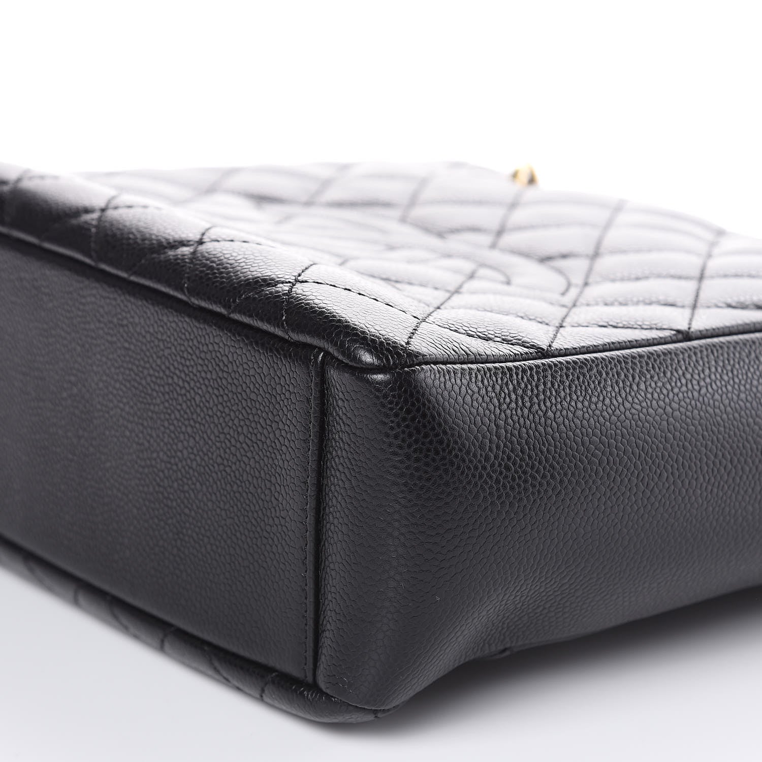 Chanel Caviar Quilted Petit Shopping Tote PST Black 9 of 9