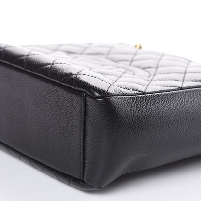 Chanel Caviar Quilted Petit Shopping Tote PST Black 9 of 9
