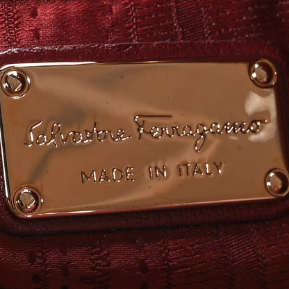 Salvatore Ferragamo Buffalo Betulla Tote Bordeaux 6 of 11