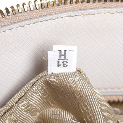 Prada Saffiano Lux Medium Promenade Tote Talco 8 of 10