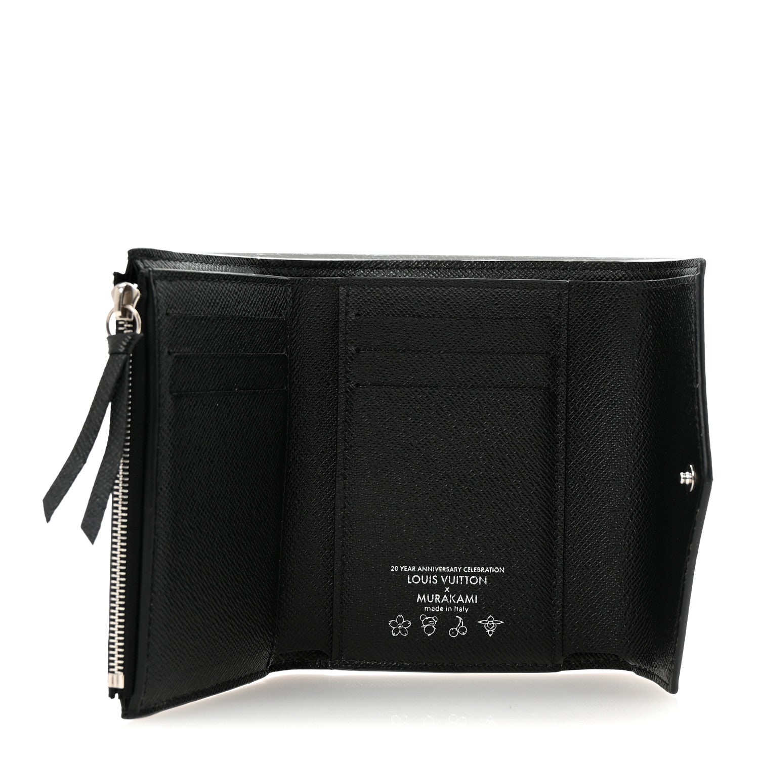 Louis Vuitton LV x TM Monogram Multicolor Victorine Wallet Black 5 of 7