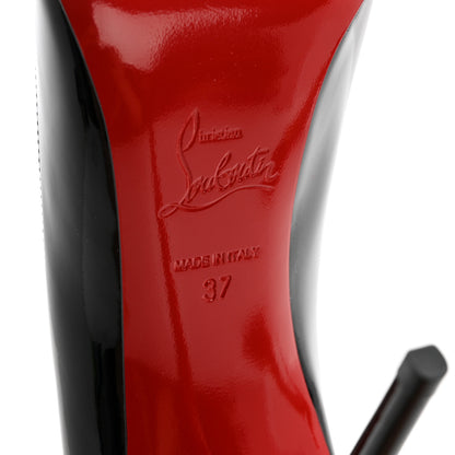 Christian Louboutin Patent Pigalle Follies 100 Pumps 37 Black 7 of 8