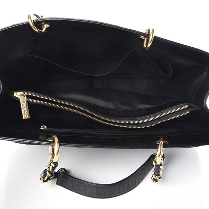 Chanel Caviar Quilted XL Grand Shopping Tote GST Black 5 of 17