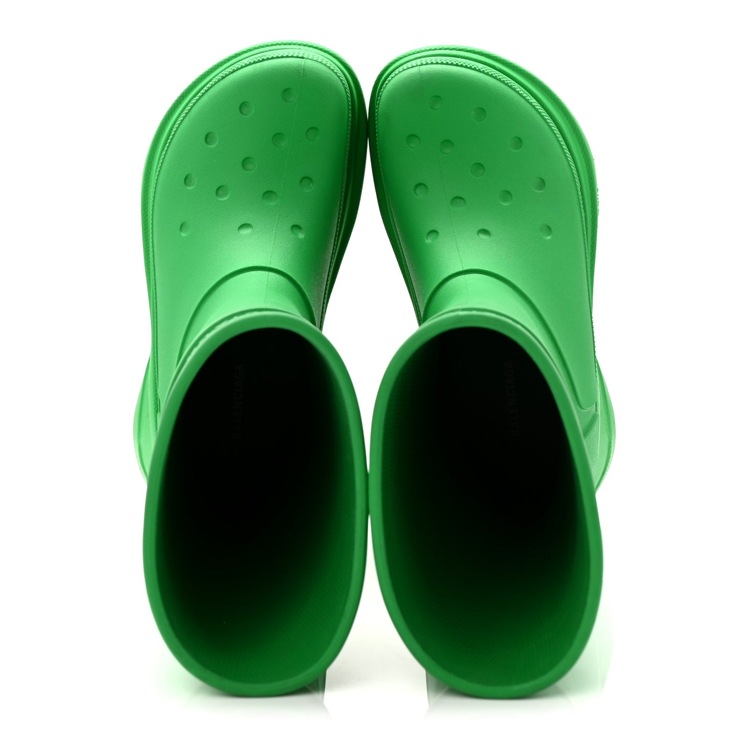 X CROCS Rubber Womens Rain Boots 36 Grass Green