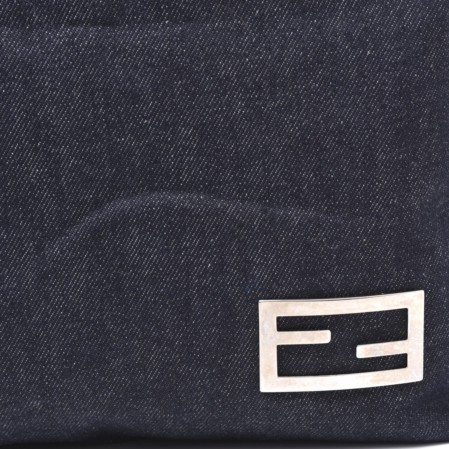 Fendi Denim Tote Blue 8 of 8