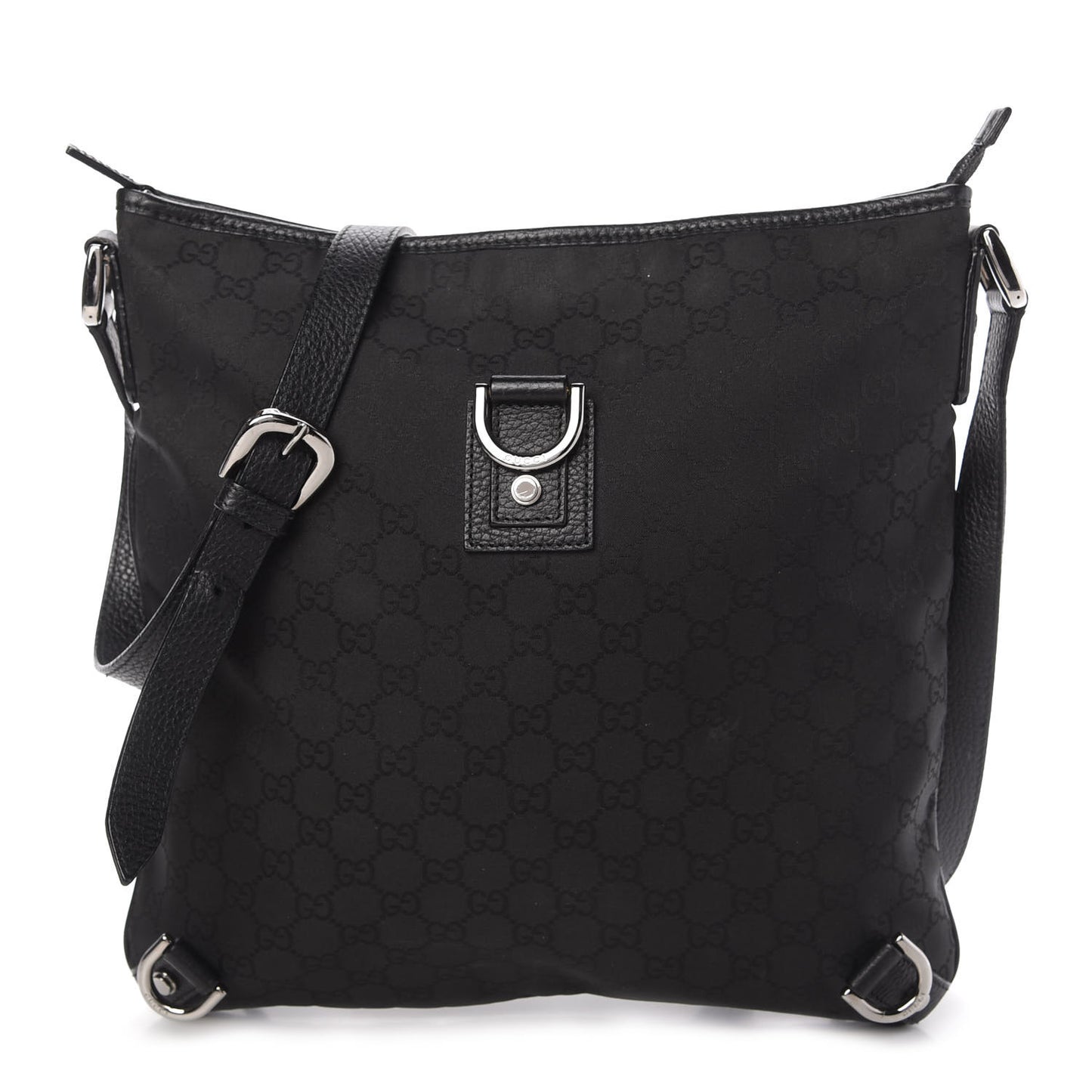 Monogram Abbey Messenger Bag Black