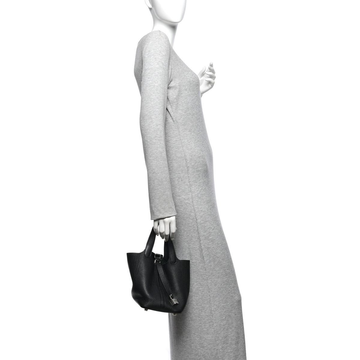 Hermes Taurillon Clemence Picotin Lock 18 PM Black 2 of 11