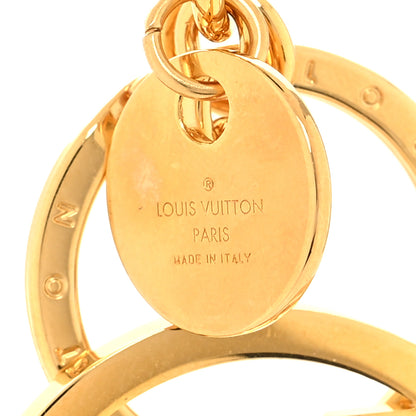 Louis Vuitton LV Circle Bag Charm Key Holder Gold 3 of 4