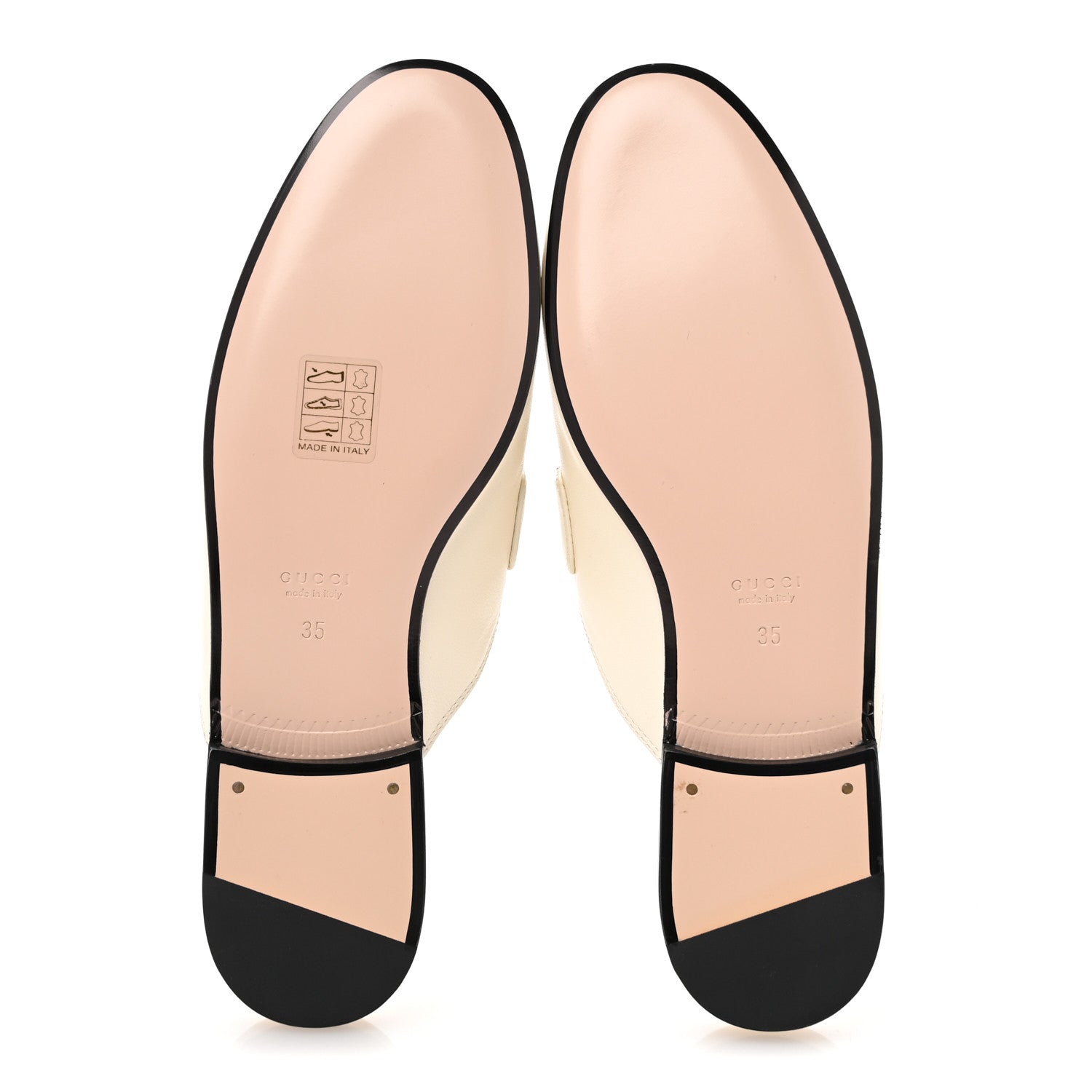 Gucci Malaga Kid Web Womens Princetown Slippers 35 Mystic White 6 of 10