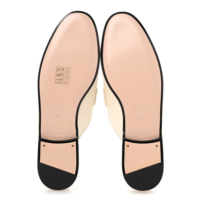 Gucci Malaga Kid Web Womens Princetown Slippers 35 Mystic White 6 of 10