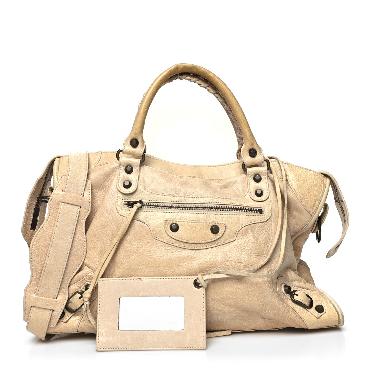 Balenciaga Agneau Classic Hardware City Calcaire 1 of 19