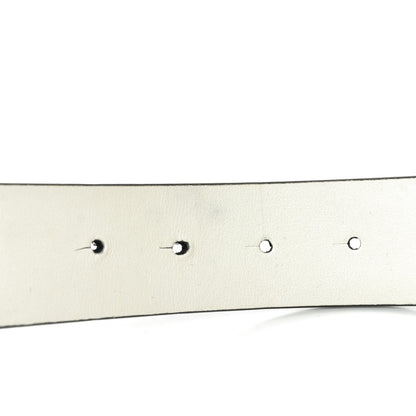Chanel Calfskin CC Reversible Belt 85 34 Black White 4 of 4