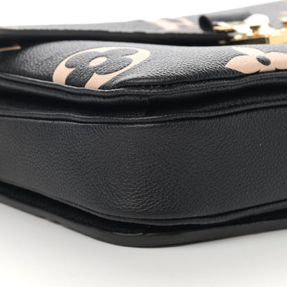 Louis Vuitton Empreinte Monogram Giant Pochette Metis Black Beige 9 of 10