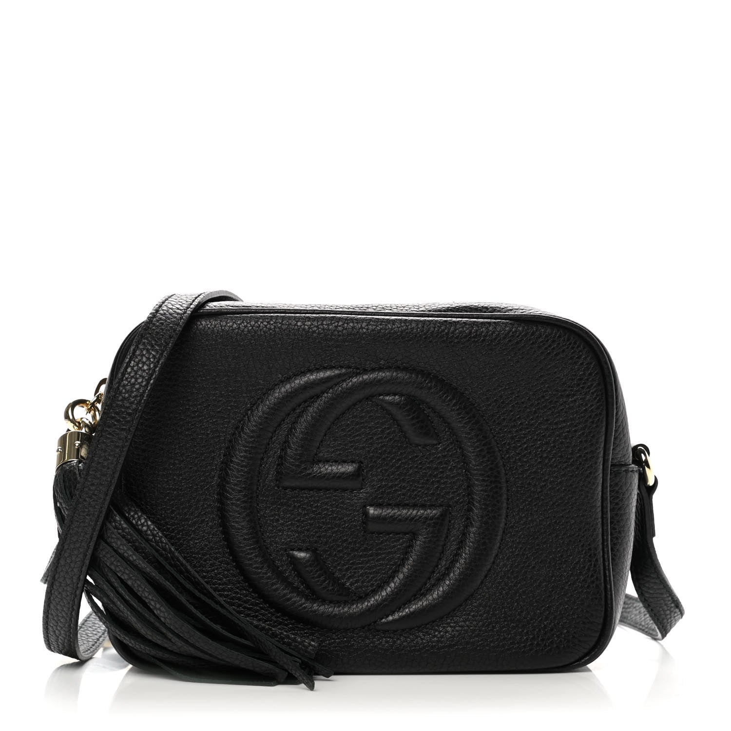 Gucci Pebbled Calfskin Small Soho Disco Bag Black 1 of 11