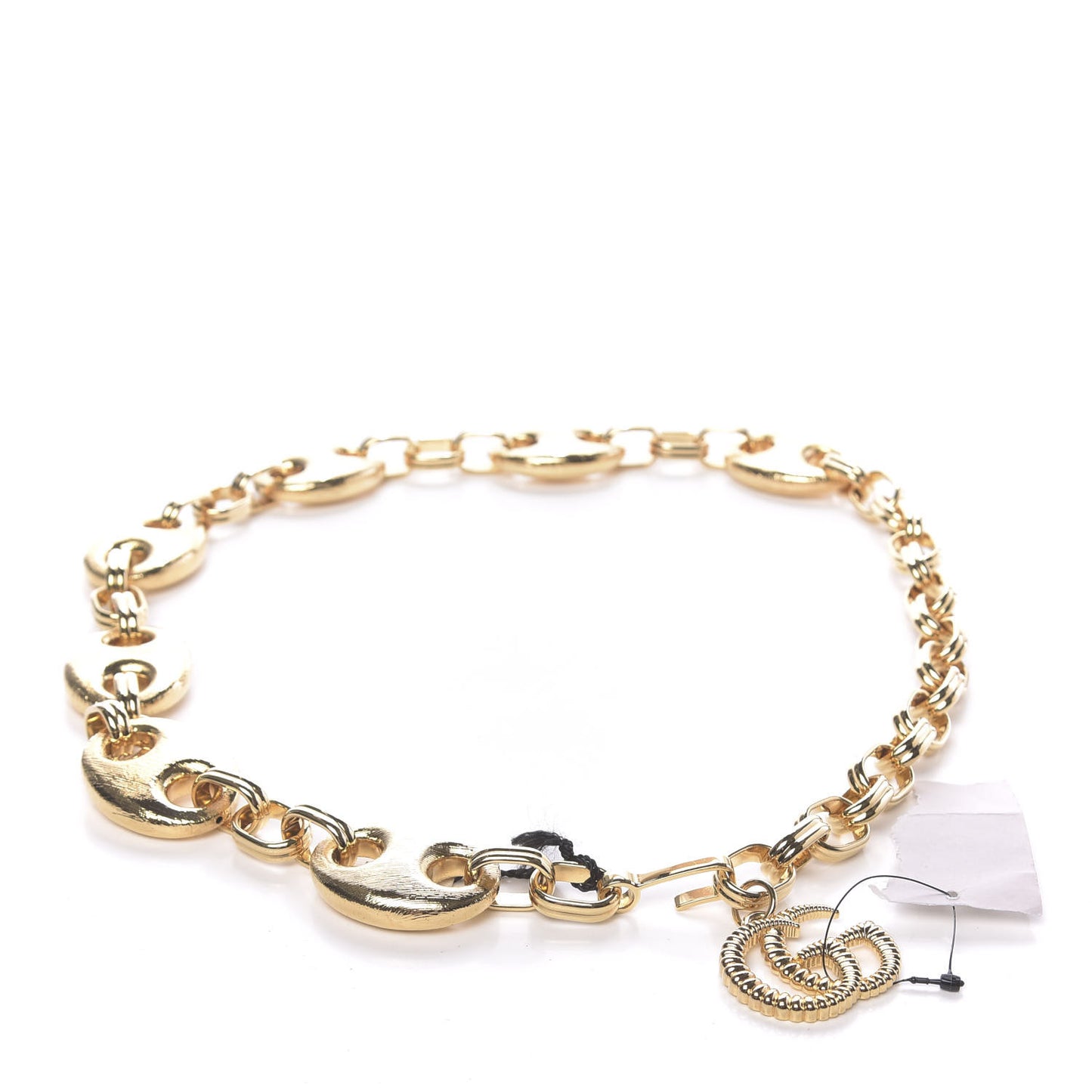 Textured Chain Marina Belt Gold