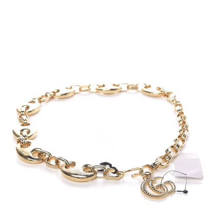 Gucci Textured Chain Marina Belt Gold 1 of 4