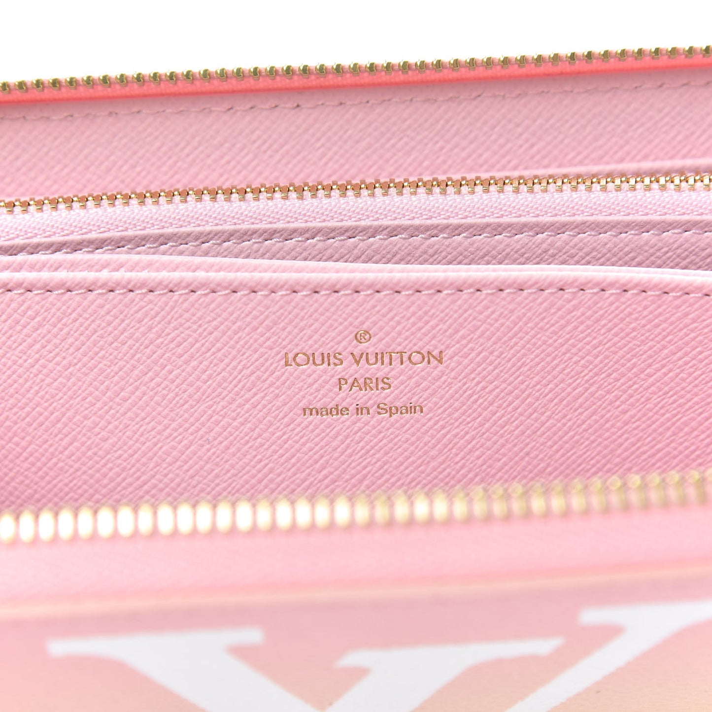 Monogram Giant By The Pool Zippy Wallet Light Pink